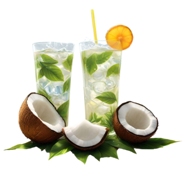 Nước ép chanh dừa tươi